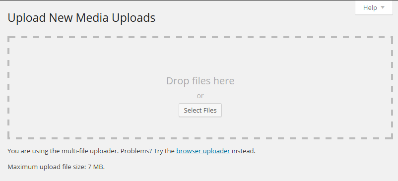 drop files here