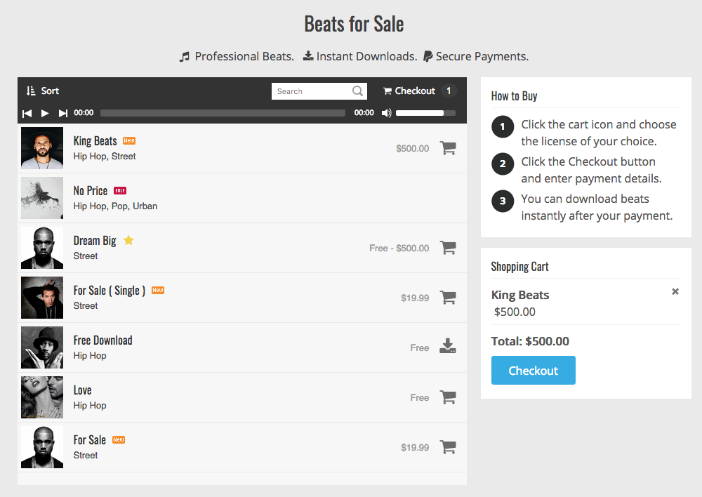 Beat Store