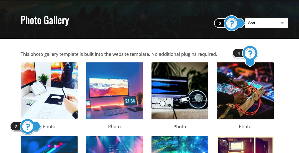photo gallery home